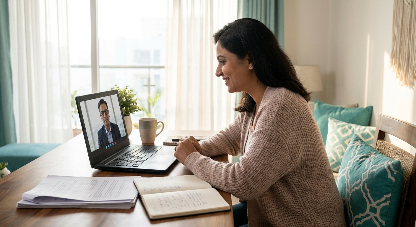 online property lawyer consultation Delhi via video call from home