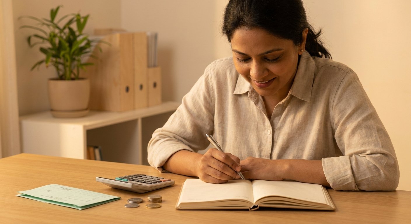 Indian professional budgeting for legal fees in India with a planner and calculator