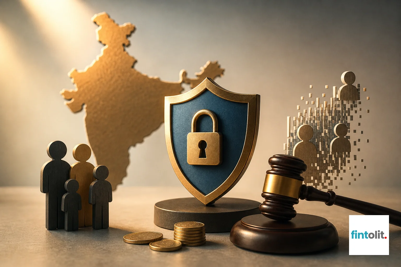 Lawyer at client's home reviewing documents related to a data breach compensation claim. Photograph a senior lawyer seated at a client's dining table in their home, reviewing documents together with visible relief on the client's face.